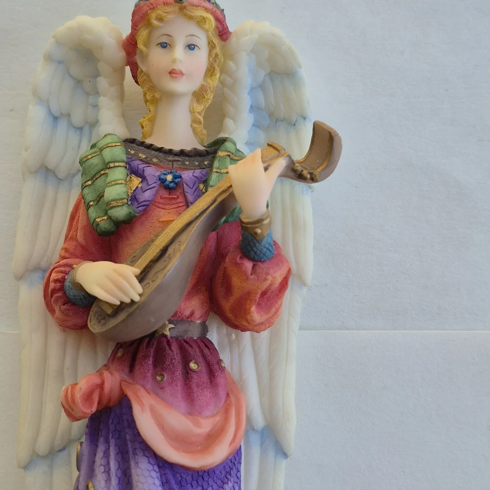 Lenox Angel of Harmony Figurine with Mandolin 1997 - Picture 3 of 15